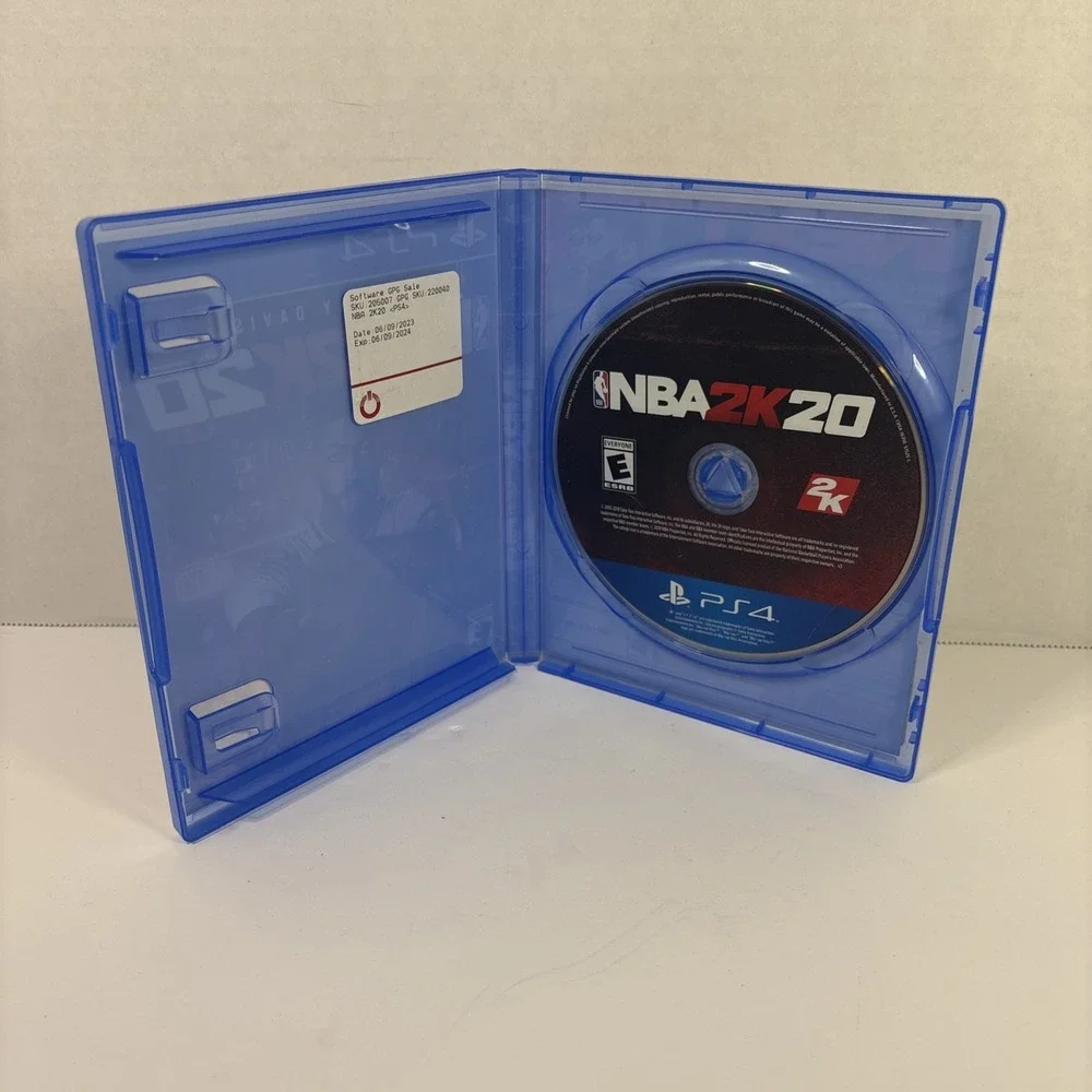 NBA 2K20 PS4 PlayStation 4 Game Tested No Manual Disc Only